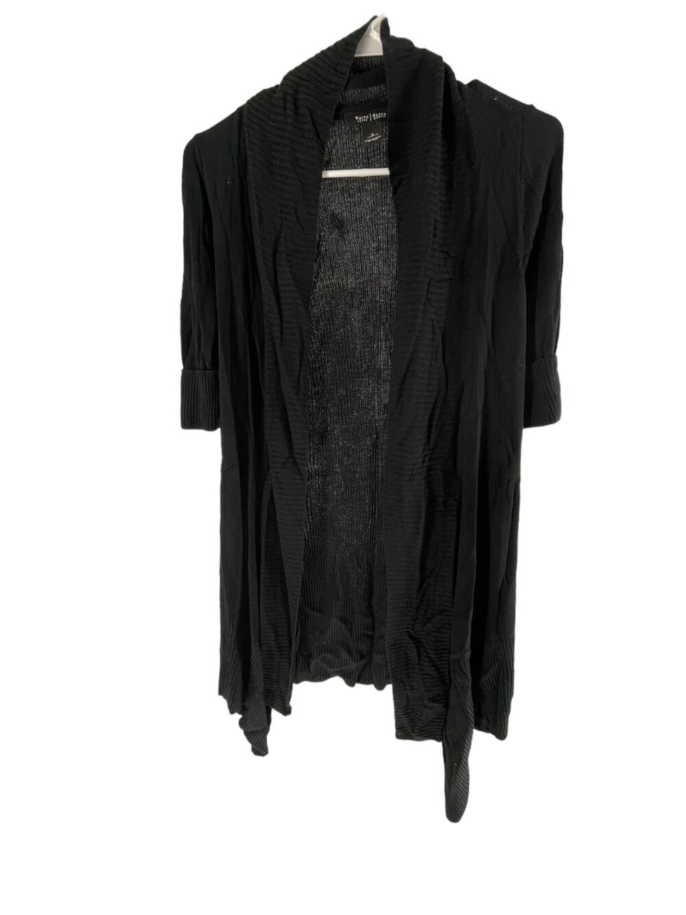 White House Black Market Knit 3/4 Sleeve Duster Cardigan Sweater Women's Small